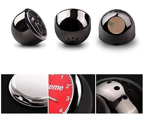 Analog Car Mini Quartz Clock With Brand Logo Roposo Clout