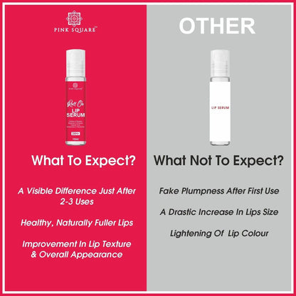 Lip Serum Roll On, - Advanced Brightening Therapy for Soft, Moisturised Lips With Glossy & Shine- 10ml Roposo Clout